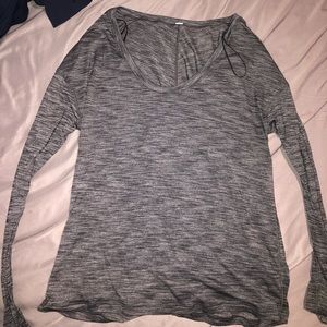Heather grey long sleeve